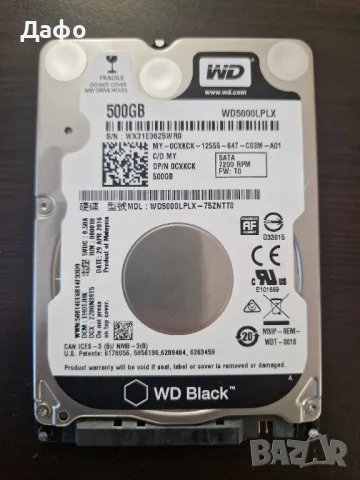 Хард диск WD 500GB Black 7200, снимка 1 - Твърди дискове - 45931054