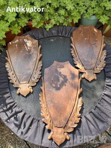 Дърворезбовани поставки за елен