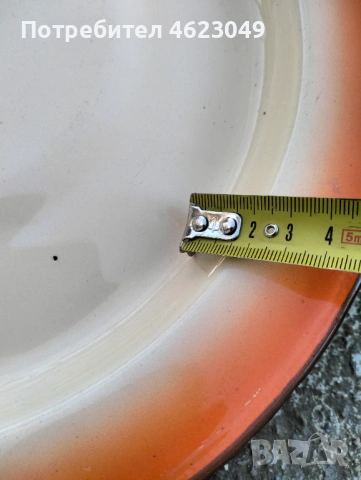 Емайлирана чиния, снимка 3 - Антикварни и старинни предмети - 53042620