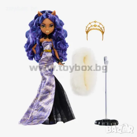 Колекционерска кукла Monster High Howliday Winter Edition Clawdeen Wolf, снимка 4 - Кукли - 47450314