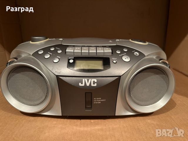 Радиокасетофон CD JVC RC-EX36S MP3, снимка 1 - Радиокасетофони, транзистори - 46055683