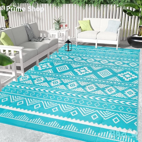 180х270см - Двулицев външен килим Famibay , снимка 11 - Килими - 53910102