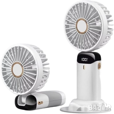   Преносим вентилатор 3 в 1, с 5 скорости и цифров дисплей, снимка 7 - Вентилатори - 51851889