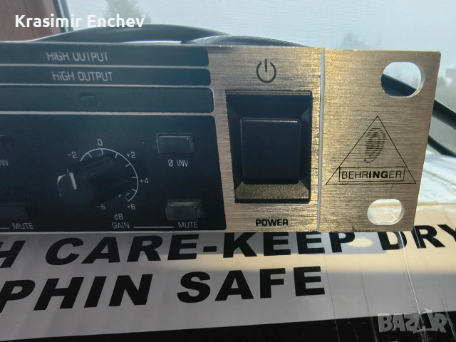 кросоувър беринжер , снимка 4 - Ресийвъри, усилватели, смесителни пултове - 53689414