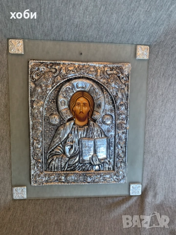 икона на Исус Христос Пантократор, снимка 5 - Икони - 54100322