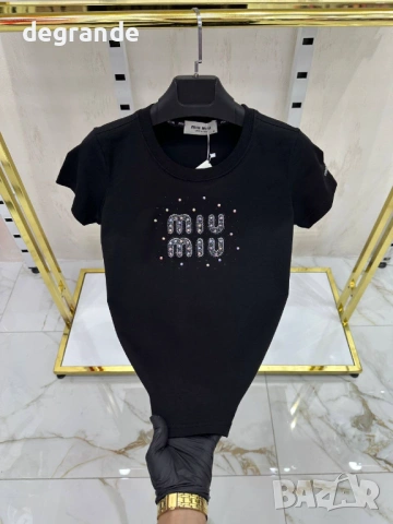 НОВ Модел Дамска Тениска Miu Miu 