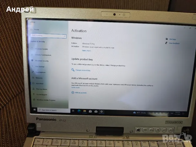 Panasonic Toughbook CF-C2 MK1, 12gb RAM,500GB SSD, снимка 13 - Лаптопи за работа - 47872353