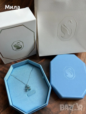 Swarovski - колие Teddy / Синьо мече ( НОВО ), снимка 3 - Колиета, медальони, синджири - 54282613