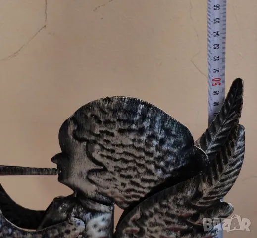 Метално ангелче с музикална тръба. , снимка 6 - Статуетки - 50202302