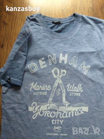 denham - страхотна мъжка тениска КАТО НОВА С, снимка 3 - Тениски - 45718216