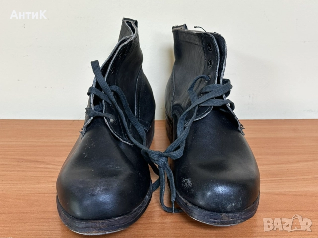 Соц Военни Обувки с Цинтове Цинтари, снимка 3 - Антикварни и старинни предмети - 52017523