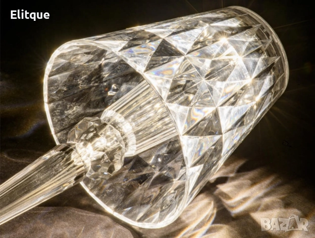 Конусовидна декоративна настолна лампа с usb кабел и дистанционно  , снимка 3 - Настолни лампи - 52904477