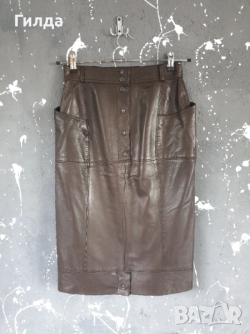 Escada пола естествена кожа