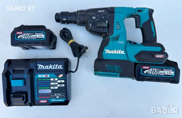 Makita HR 004G - Мощен безчетков перфоратор 2x40V 4.0Ah