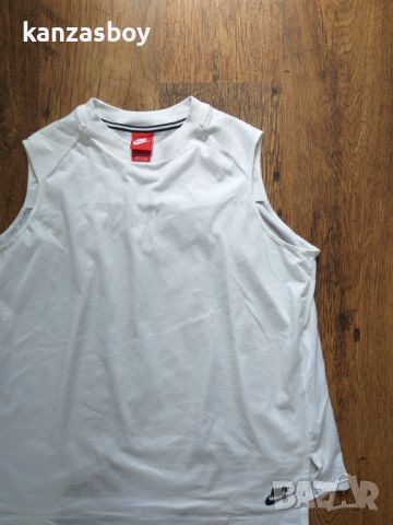 Nike Sportswear Bonded Tank White - страхотен дамски потник Л, снимка 3 - Потници - 45438953