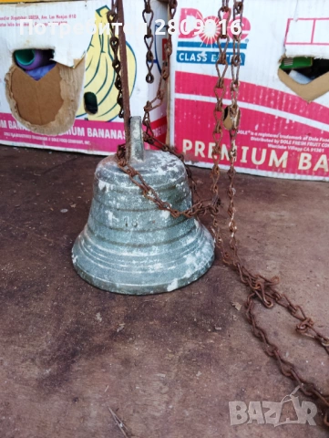 Стара камбана, снимка 5 - Антикварни и старинни предмети - 54096729