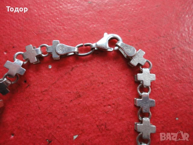 Сребърна гривна 925 ORX, снимка 5 - Гривни - 54080597