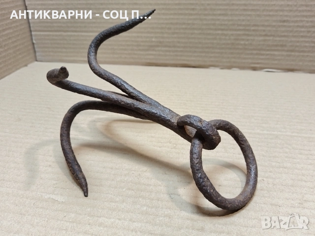 Стара Рядка Кована Кука За Кладенец, Кука За Геран. / НОМЕР 1750., снимка 2 - Антикварни и старинни предмети - 53967521