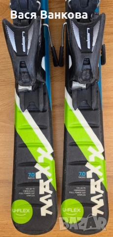 Комплект ски 110 см с щеки и ски обувки 21.5, снимка 10 - Зимни спортове - 53890494