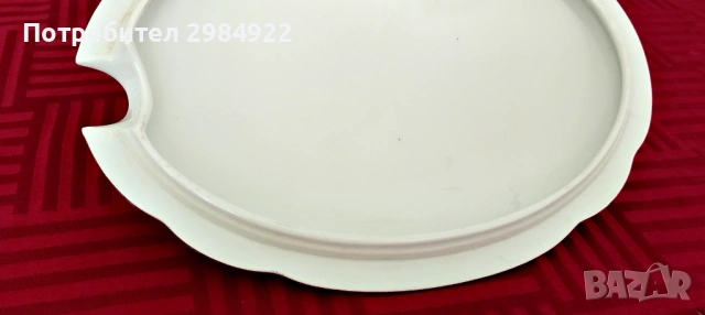 АНТИЧНА БЯЛА КЕРАМИЧНА СУПНИЦА ЗА СУПА В СТИЛ АРТ ДЕКО, JAHRE Kehscherser, Бавария, Германия, снимка 8 - Антикварни и старинни предмети - 53441853