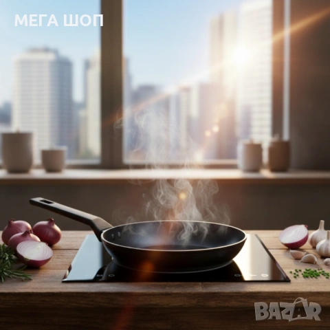Тиган Edenberg с керамично незалепващо покритие — за здравословно готвене