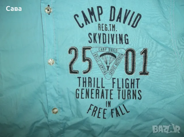 Ризи CAMP DAVID  мъжки,Л и ХЛ, снимка 10 - Ризи - 49831902