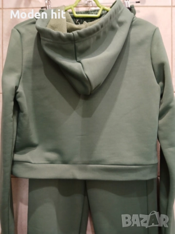 Дамски екип - късо худи и долнище с висока талия, снимка 8 - Спортни екипи - 52844820