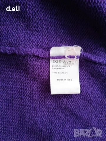 IRIS VON ARNIM Original Size L 100% Кашмир Дълга жилетка, снимка 11 - Жилетки - 51716702