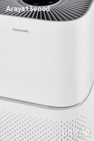 Пречиствател на въздух Hanseatic KJ400 с LED диспей, 35W, до 104 м², йонна технология, снимка 6 - Овлажнители и пречистватели за въздух - 53869994
