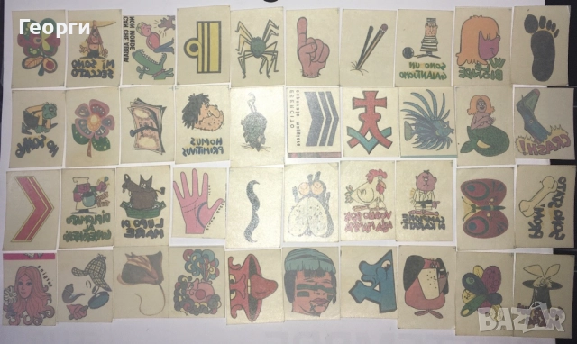 Стикери, ваденки, татуировки и картинки на Панини и Киндер от края на 80-те и 90-те от Италия., снимка 7 - Колекции - 52451187