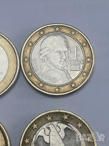 11 монети от 1 евро различни, снимка 4 - Нумизматика и бонистика - 50436123