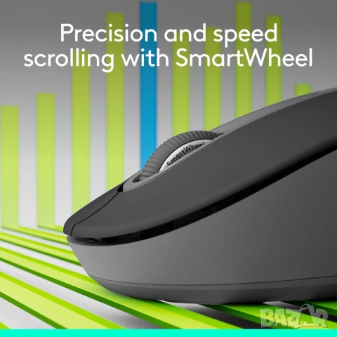 Безжична мишка Logitech Signature M650 L silent touch [Нова не разпечатана], снимка 8 - Клавиатури и мишки - 54259920