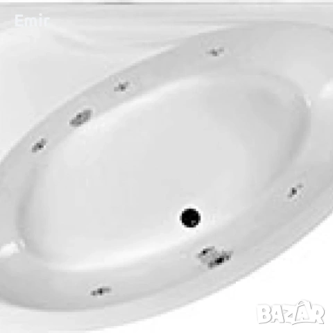 ВАНА ROMA 160Х114 ЛЯВО КОРИТО+КРАКА+ПАНЕЛ 