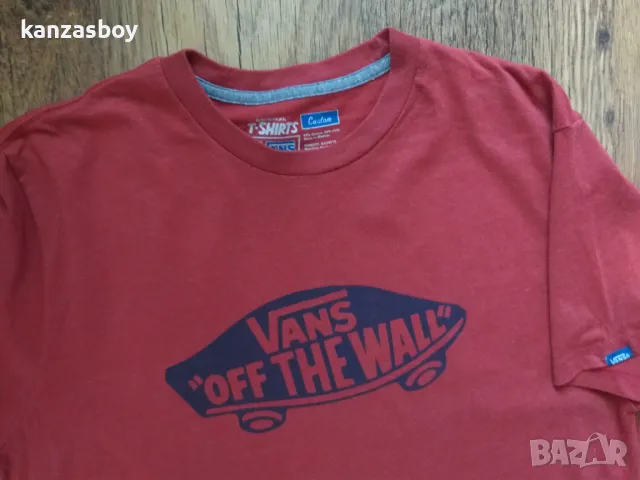 vans off the wall - страхотна мъжка тениска Л, снимка 2 - Тениски - 46959505