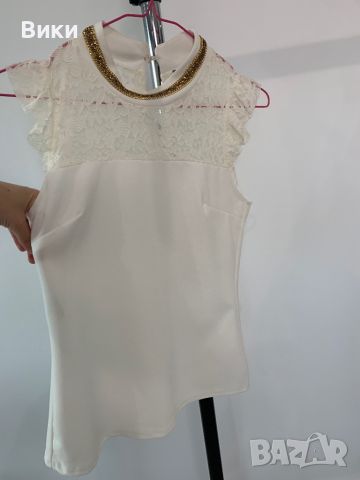 Елегантна блуза размер S/M, снимка 1 - Тениски - 45780750