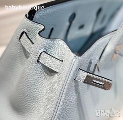 Hermes Birkin Holy Grail Blue, снимка 7 - Чанти - 45396701