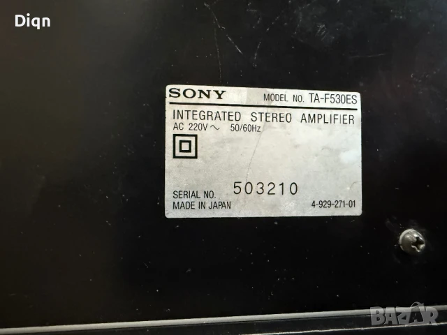 Sony TA-F530es, снимка 12 - Ресийвъри, усилватели, смесителни пултове - 51397656