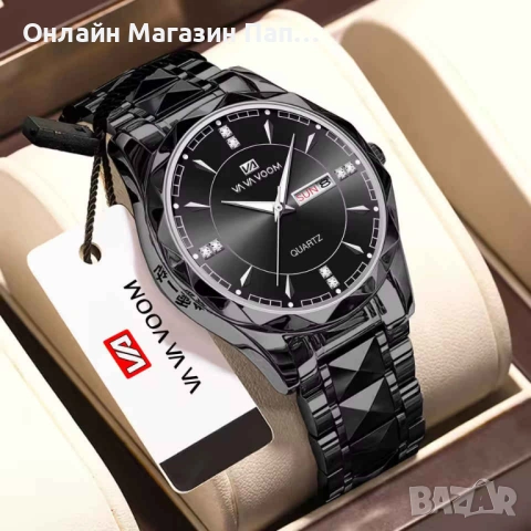 VA VA VOOM 2731 мъжки кварцов часовник с пълен календар, снимка 18 - Мъжки - 53168023