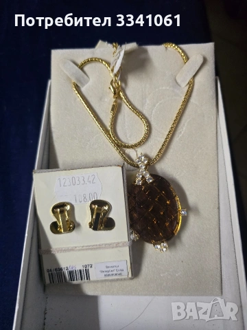 Колие и обеци кристали Сваровски , снимка 4 - Бижутерийни комплекти - 53389022