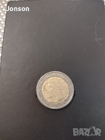 2 Евро Италия Данте Алигиери 2005г