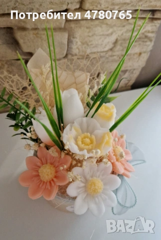 Ароматни сапунени цветя , снимка 2 - Декорация за дома - 54010594