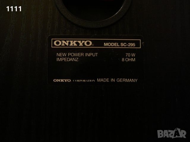 ONKYO SC-295, снимка 6 - Ресийвъри, усилватели, смесителни пултове - 45089170