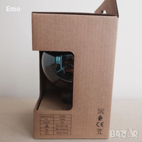 LED крушка E27 G95 180 лумена, снимка 4 - Лед осветление - 53573140