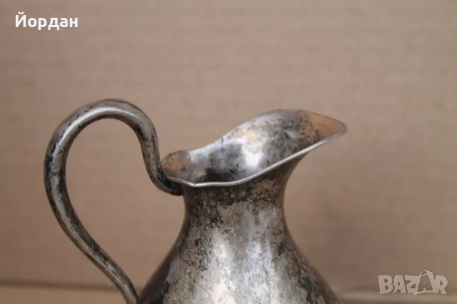 Сребърна кана за мляко, снимка 4 - Други ценни предмети - 49862308