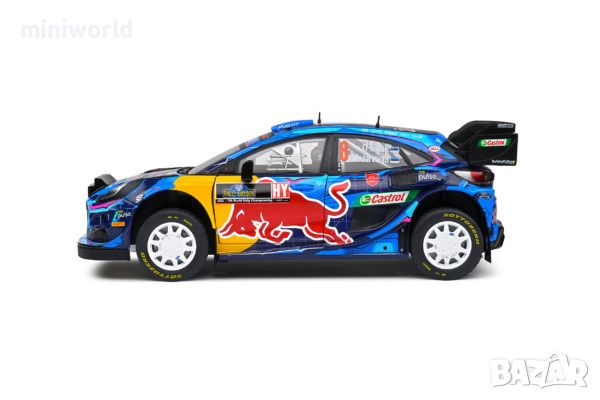 Ford Puma WRC Rally1 Hybrid n8 Rallye Schweden 2023 Otto Tänak - мащаб 1:18 на Solido нов в кутия, снимка 2 - Колекции - 46322274