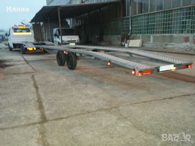 Двойна платформа 3500кг, снимка 3 - Ремаркета - 54078794