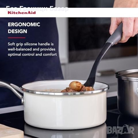 Нова Слотова лъжица KitchenAid - Топлоустойчива и лесна за почистване, снимка 4 - Аксесоари за кухня - 46676476