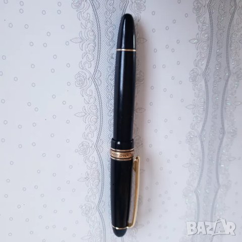 Ретро писалка Montblanc Masterpiece 142 със златен писец, снимка 1 - Антикварни и старинни предмети - 48376808