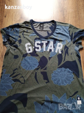g-star - страхотна дамска тениска КАТО НОВА L, снимка 3 - Тениски - 53910348