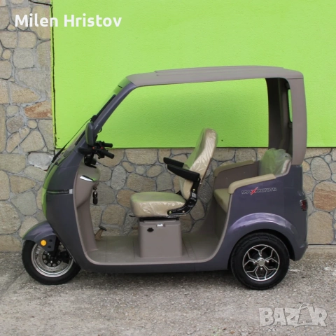 Триместна електрическа триколка LUXURY BUS-PURPLE, снимка 2 - Мотоциклети и мототехника - 51895167